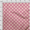 thumbnail image 2 of oneOone Polyester Lycra Fabric Geometric & Floral Block Print Fabric BTY 56 Inch Wide, 2 of 4
