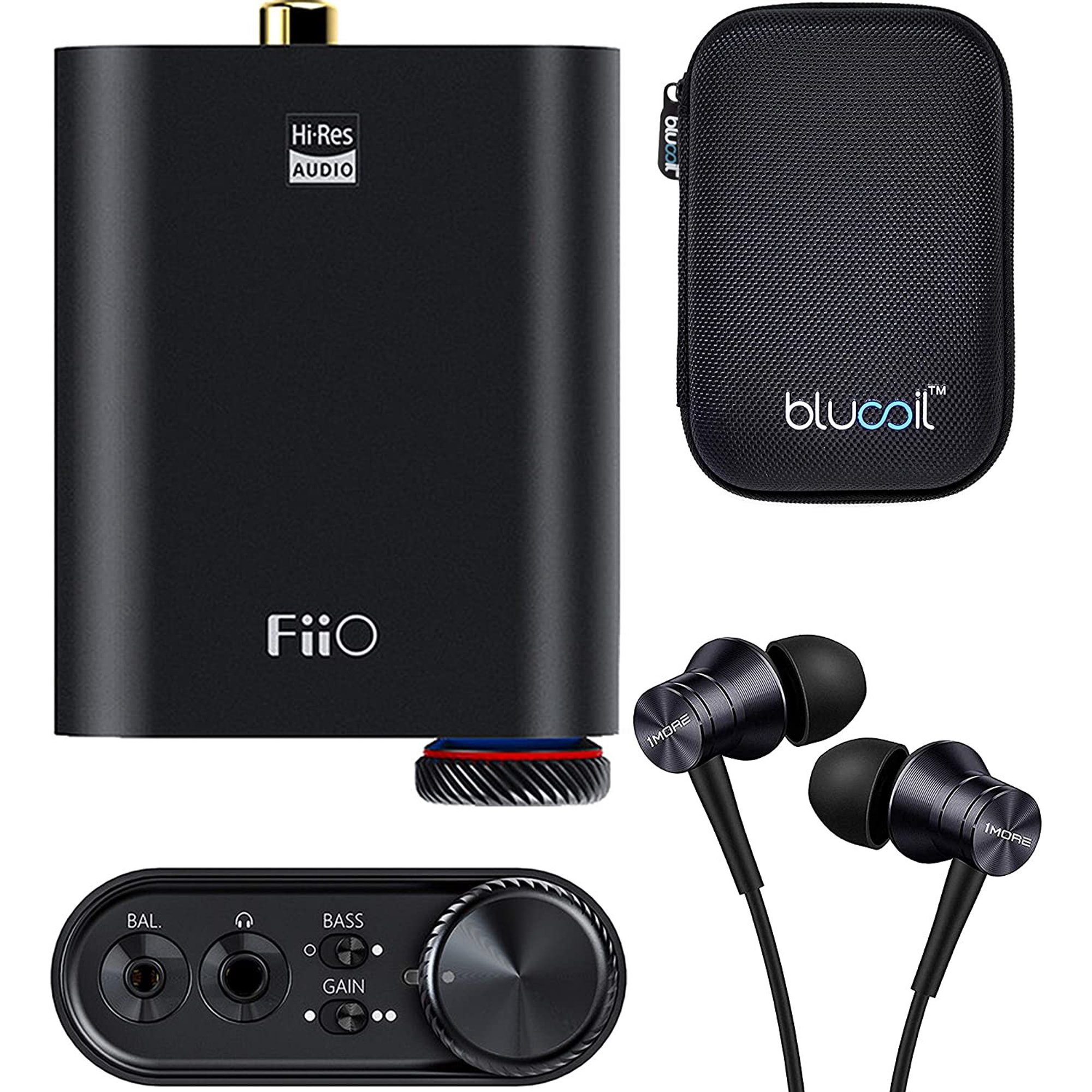 FiiO K3 USB DAC and Headphone Amplifier Bundle with 1MORE E1009