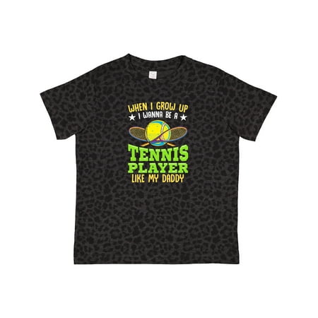 

Inktastic Future Tennis Player Like Daddy Gift Toddler Boy or Toddler Girl T-Shirt