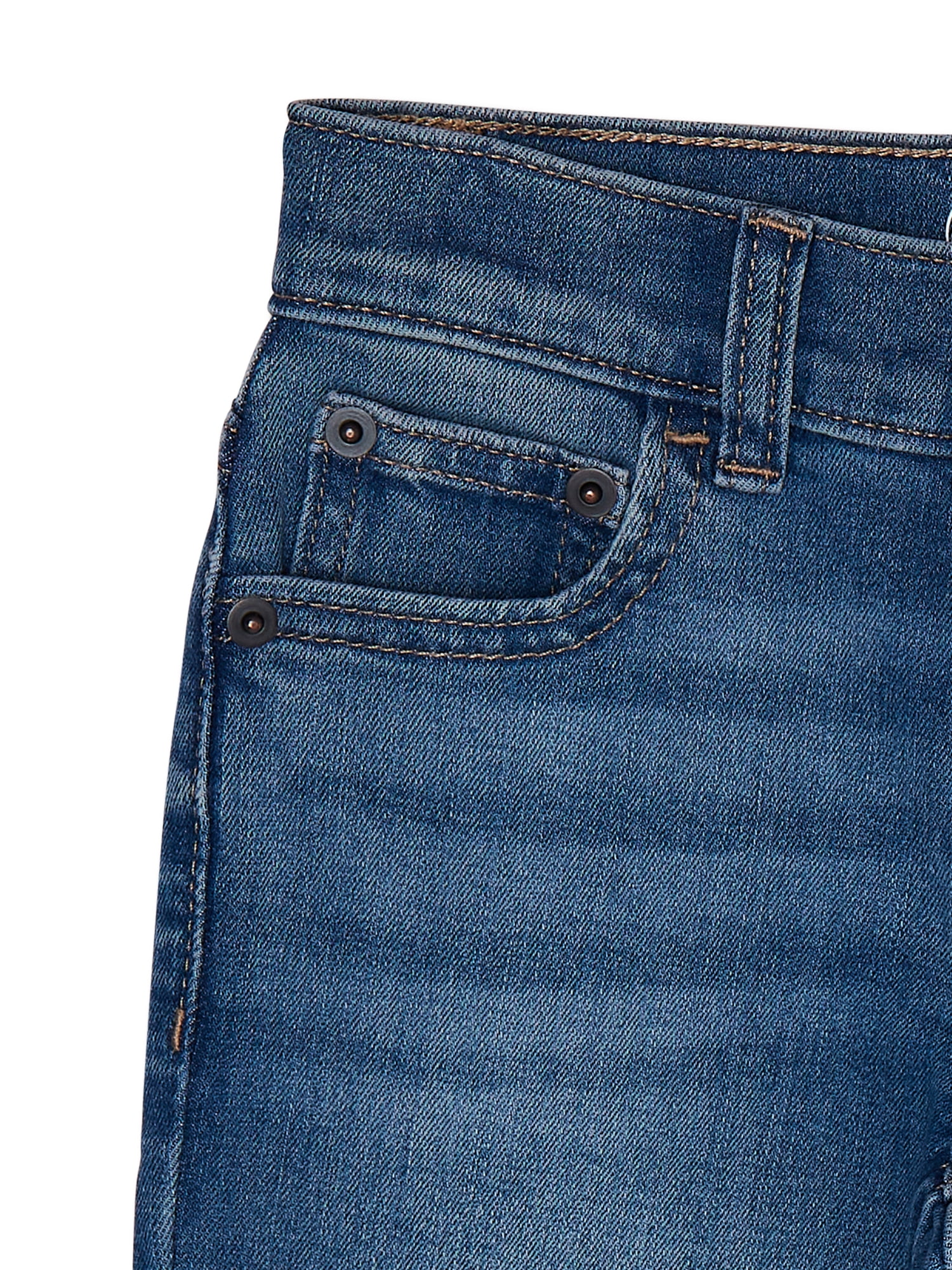 Wonder Nation Boys Straight Fit Denim Jeans, Sizes 4-18 & Husky