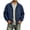 3# Dark Blue, variant on Men's Windbreake Bomber Jackets Softshell Light Waterproof Full Zip Voyage Coat Fall Apparel Black S