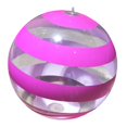 thumbnail image 1 of figatia Beach Ball 15.75'' Multipurpose Party Favor Pool Game PVC Summer Water Games for violet stripe, 1 of 9
