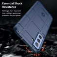 thumbnail image 2 of Dteck for Samsung S21 FE Case, Military Grade Shockproof Galaxy S21 FE Case, Heavy Duty Drop Protective Samsung Galaxy S21 FE Phone Case, Anti-Scratch Tough Slim TPU Bumper Phone Cover-Black,Blue, 2 of 7