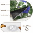 thumbnail image 6 of 4'x6' Area Rugs, Purple Spring Floral Indoor Outdoor Area Rug for Living Room Bedroom, Butterfly Farmhouse Washable Bathroom Rugs Kitchen Floor Carpet Mats Home Decor Aesthetic, 6 of 8