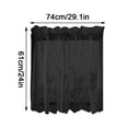 thumbnail image 3 of Curtain Polyester Curtains Kitchen Curtain Lace Short Curtain（74 × 61Cm)D, 3 of 9
