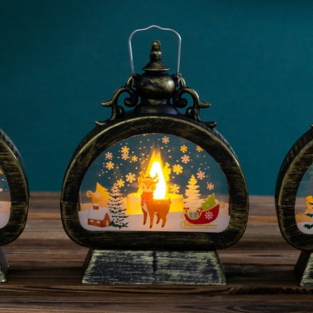 

Christmas Holiday Savings 2023! QTOCIO Christmas Decorations Children s Portable Lights Christmas Eve Gifts Desktop Decorations Retro Wind Lights Hanging Decorations Home Decor