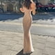 thumbnail image 3 of Vestidos de Fiesta Elegantes de noche elegante para mujer vestido largo con lentejuelas sin espalda ropa de playa Cgtredaw champán T S para Mujer, 3 of 7
