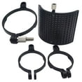 thumbnail image 4 of Hemoton 1 Set Mic Pop Screen Microphone Isolation Shield Desktop Stand Audio Accessory with Clip, 4 of 8