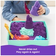 Kinetic Sand Sandbox Set Purple Sand, Tools & Storage