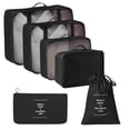 thumbnail image 2 of Boovnll 6 Set Packing Cubes for Travel, Multi-Functional Sorting Packages, Suitcase Organizer Compression Packing Cubes for Travel Luggage & Accessories, Packing Cubes, 2 of 4