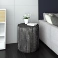thumbnail image 3 of Table d'appoint industrielle moderne en bois massif – gris vieilli, 3 of 4