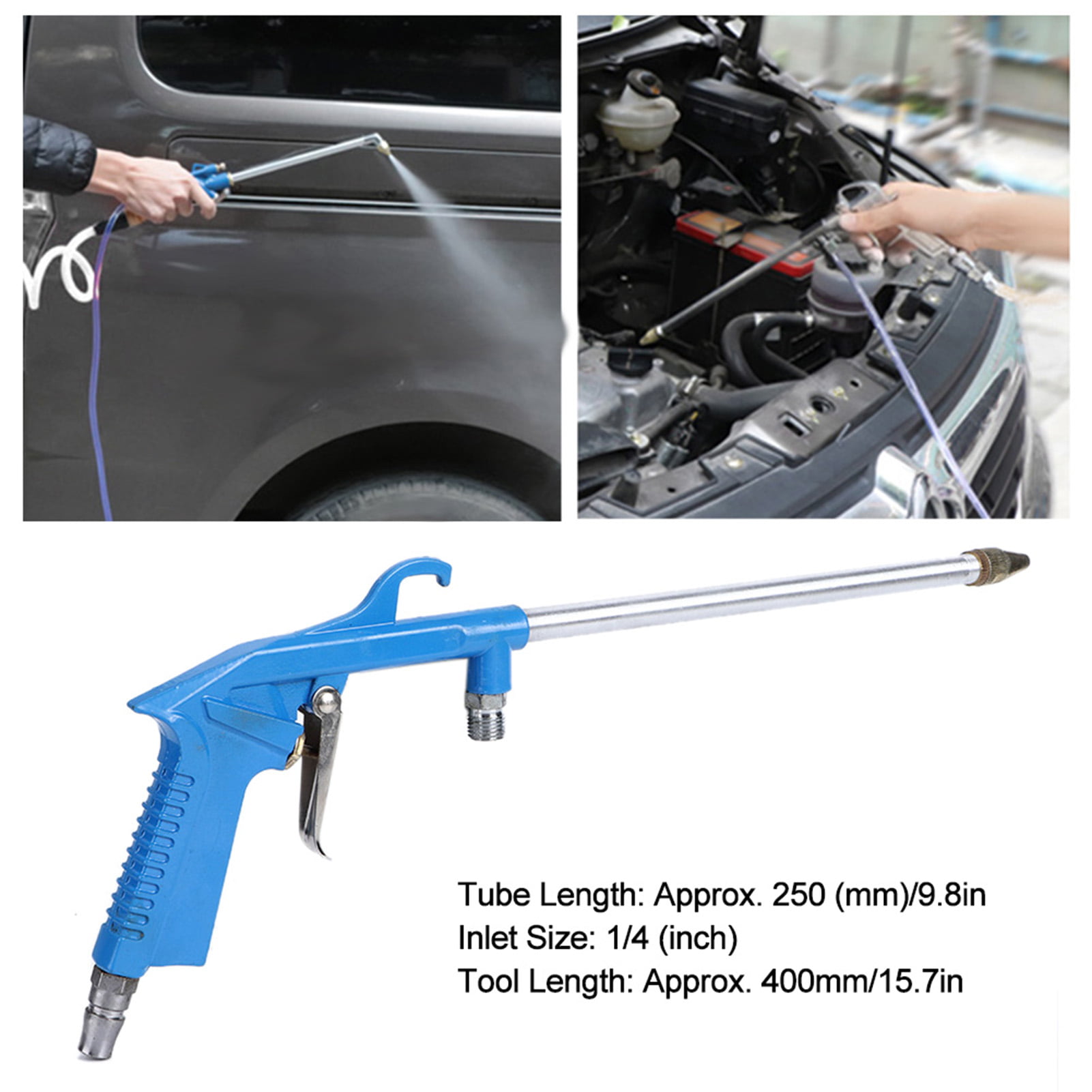 Acouto Pneumatic Cleaning Tool,Universal Car Engine Dust Cleaner Tools Auto Water Cleaning Nozzle Hose Wash Spray 