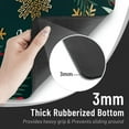 thumbnail image 3 of XMXT Non-Slip Gaming Mouse Pad, Christmas Snowflake Plants Mousepad Computer Keyboard Mats Desk Pads Office Decor Accessories, 15.8"x29.5", 3 of 8
