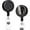 Black, variant on QREEL Retractable Badge Reels, Badge Holders with Swivel Alligator Clip for ID Cards & Work Badges (10-Pack, Black)