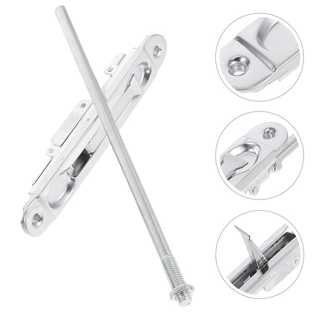TEHAUX Deslizante De Inoxidable Para Puerta Con Oculto Y Seguridad Reforzada Color Plateado