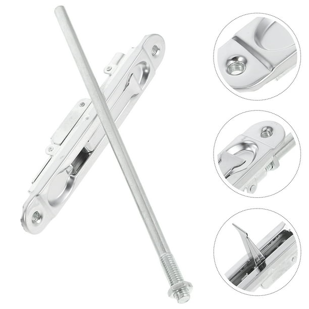 TEHAUX Deslizante De Inoxidable Para Puerta Con Oculto Y Seguridad Reforzada Color Plateado