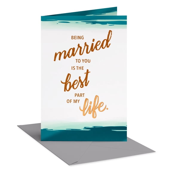 American Greetings Romantic Anniversary Card for Wife (Best Part of My Life)