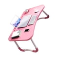 thumbnail image 3 of Mesa De Cama Plegable Para Niños Para Dormitorio, Escritorio De Silicona Antideslizante Duradero Con Asa Y Cajón, Amplia Aplicación, 3 of 8