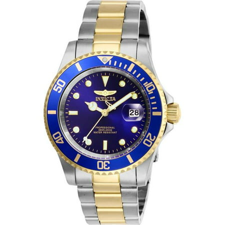 Invicta Men's Pro Diver Two-Tone Blue Dial 40 mm Watch (Best Selling Invicta Watches)