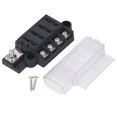 thumbnail image 2 of Fuse Box, Erosion Resistant Explosion Proof 1 in 4 Out PC Insulated Transparent Dust Proof Cover Blade Fuse Box  for Portable Refrigerators Chargers, 2 of 7