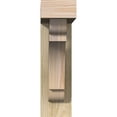 thumbnail image 2 of Ekena Millwork 4"W x 14"D x 14"H Olympic Block Rough Sawn Bracket w/ Offset Brace, Douglas Fir, 2 of 25