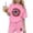 Pink, variant on Stamzod Girls' Clothing Sets Summer Outfits American Flag Short Sleeve Tee and Shorts Set 2 Piece Outfit Gray B 9-10Years