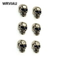 thumbnail image 7 of WRVIAU Skull Decor Magnets Set - Metallic Refrigerator Magnets with Blue Eyes - Home Kitchen Office Art Display 6 Pack, 7 of 7