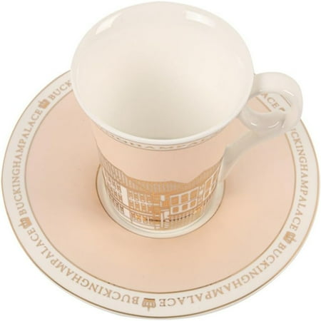 

QIBAXXYL Enhance Your Tea Time in Style with this Elegant Luxurious Gold-Plated Bone China Coffee Cup and Saucer Set from the Buckingham Collection. This Exquisite Opulent Tea Cup is th