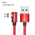 thumbnail image 1 of Essager Cable de carga Cable de carga para teléfono con codo con conector giratorio de 360 ​​grados, Rojo, 1 m, Micro Noticed EL5313-10, 1 of 2