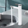 thumbnail image 2 of Miumaeov 360° Rotatable Stainless Steel Tap Bathroom Single Lever Mixer Tap Anti-drip, 2 of 9
