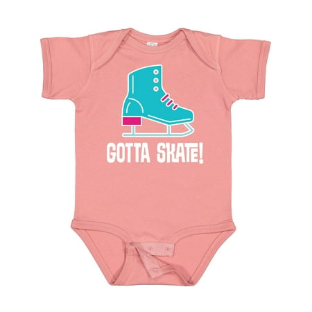 

Inktastic Ice Skating Gotta Skate Gift Baby Boy or Baby Girl Bodysuit