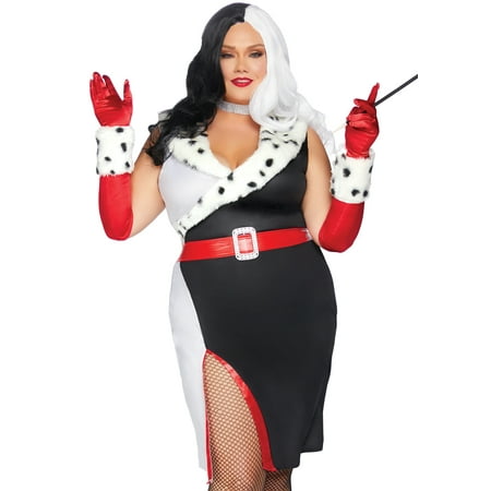 Leg Avenue Women's Plus-Size Cruel Devilish Diva Costume