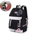 thumbnail image 1 of Mochila escolar, mochila escolar para niñas, mochila escolar para niños con diseño ergonómico, mochila para campus, mochila de nailon Jormftte LL-1313, 1 of 5