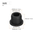 thumbnail image 2 of Unique Bargains Rubber Grommet Mount Dia 33/64' (13mm) Round T Type for Wire Protection 6 Pack, 2 of 5