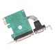 thumbnail image 4 of Puerto serie RS232 232 COM y puerto paralelo de impresora DB25 a PCIE, adaptador convertidor de tarjeta PCI Express, chip WCH382L, 4 of 8