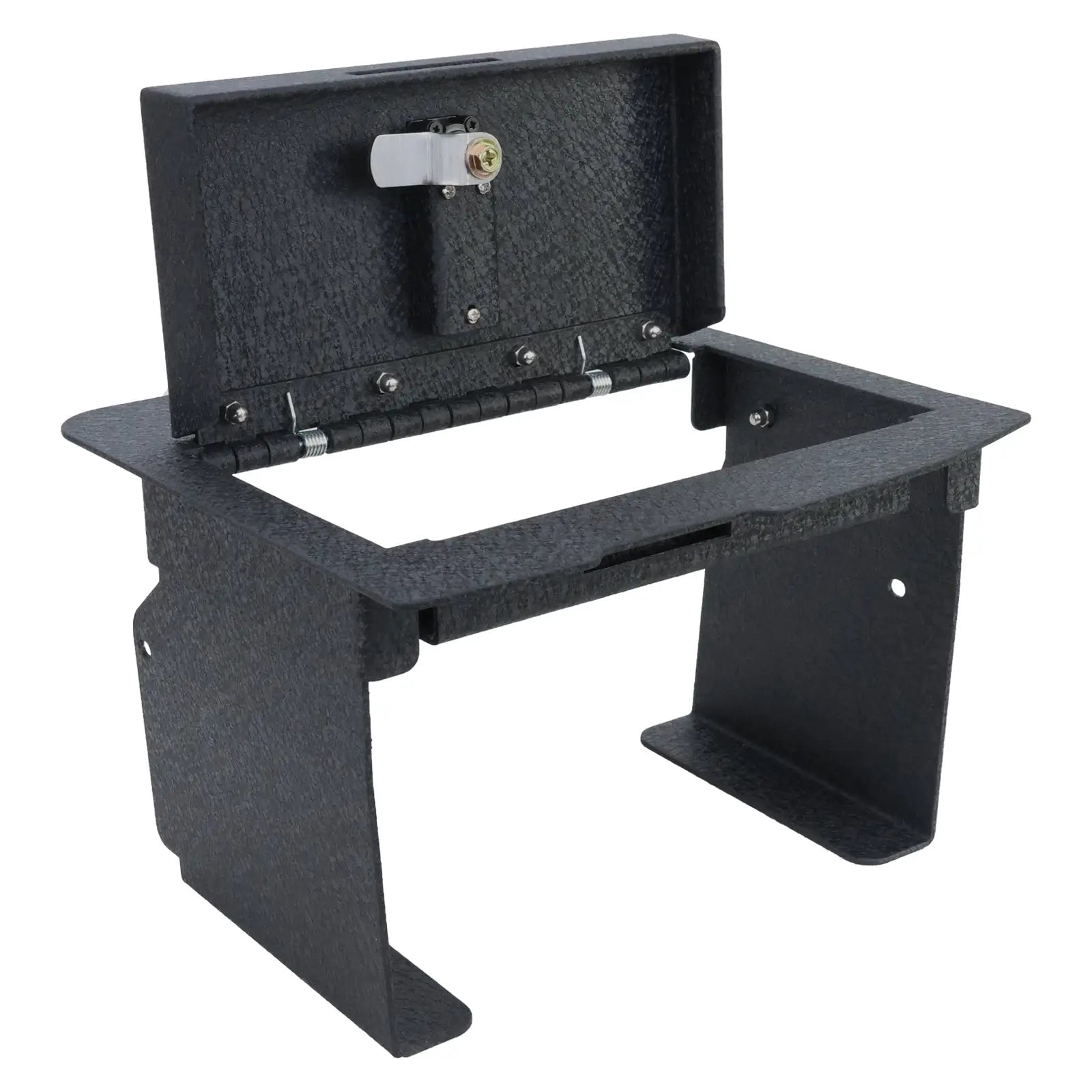 Center Console Gun Safe Vault - WASAI Console Lock Box Compatible with 2013-2018 Dodge Ram 1500/2500/3500 with CD Player, 4-Digit Combo Lock with Key.