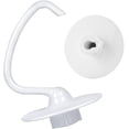 thumbnail image 1 of [2025 NEW] K45DH Mixer Dough Hook Compatible for Kitchen-Aid K45 K45SS KSM90 KSM150 Tilt-Head Stand Mixers with 4.5/5.0 Quart Bowls by - 365 Days Warranty, 1 of 6