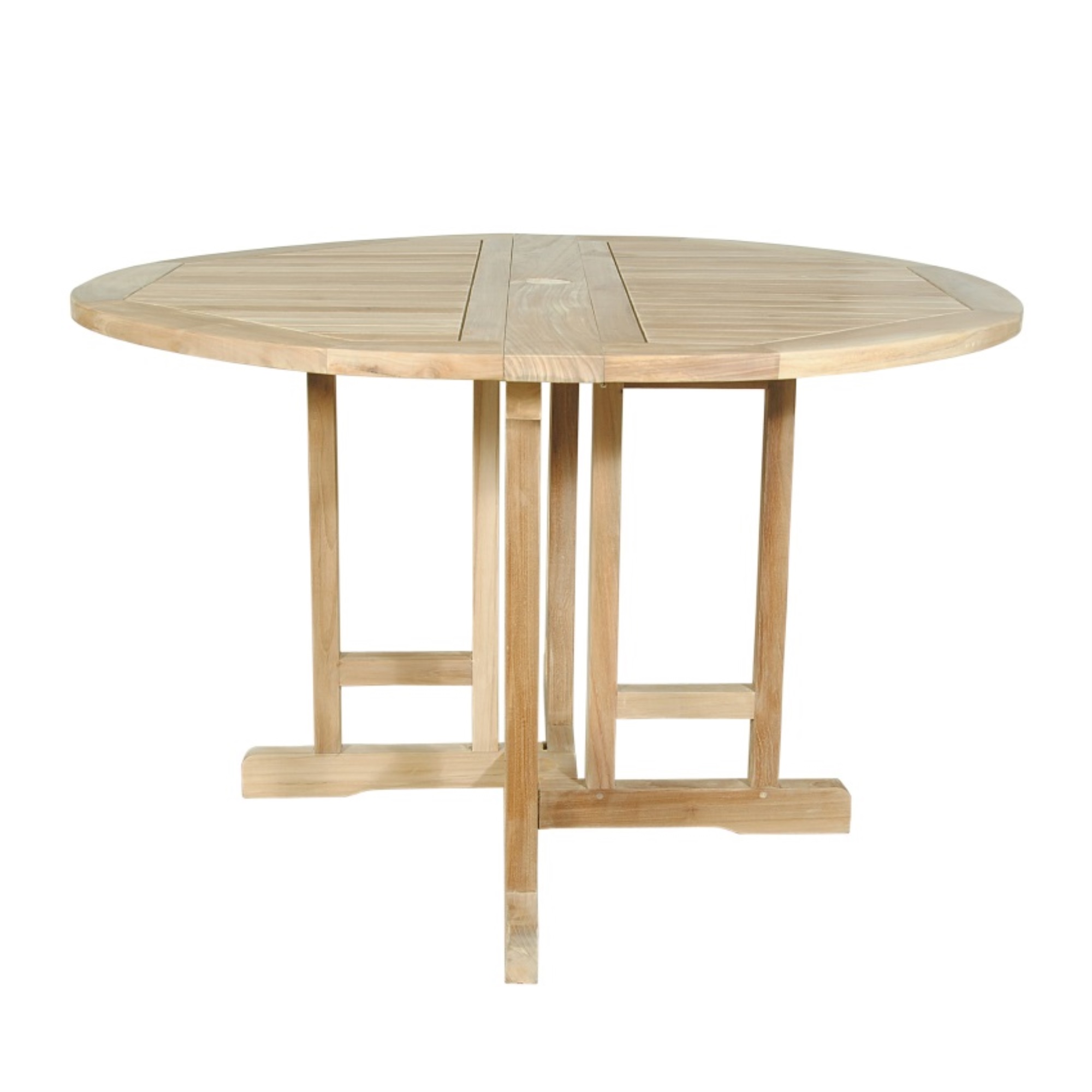 Anderson Teak Butterfly 47" Round Folding Table - image 2 of 4