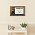 thumbnail image 2 of ArtToFrames 11x14 inch Diploma Frame with Tassel Opening - Framed in Medium Tri-colored Frame with Black and Gold Mats, Comes with Regular Plexi Glass and Sawtooth Hanger (D-T-4446-11x14), 2 of 4