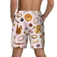 thumbnail image 4 of Balery Cute Dog Mens Swim Trunks Swim Shorts for Men Quick Dry Inseam Beach Shorts with Compression Liner Pocket-Medium, 4 of 9