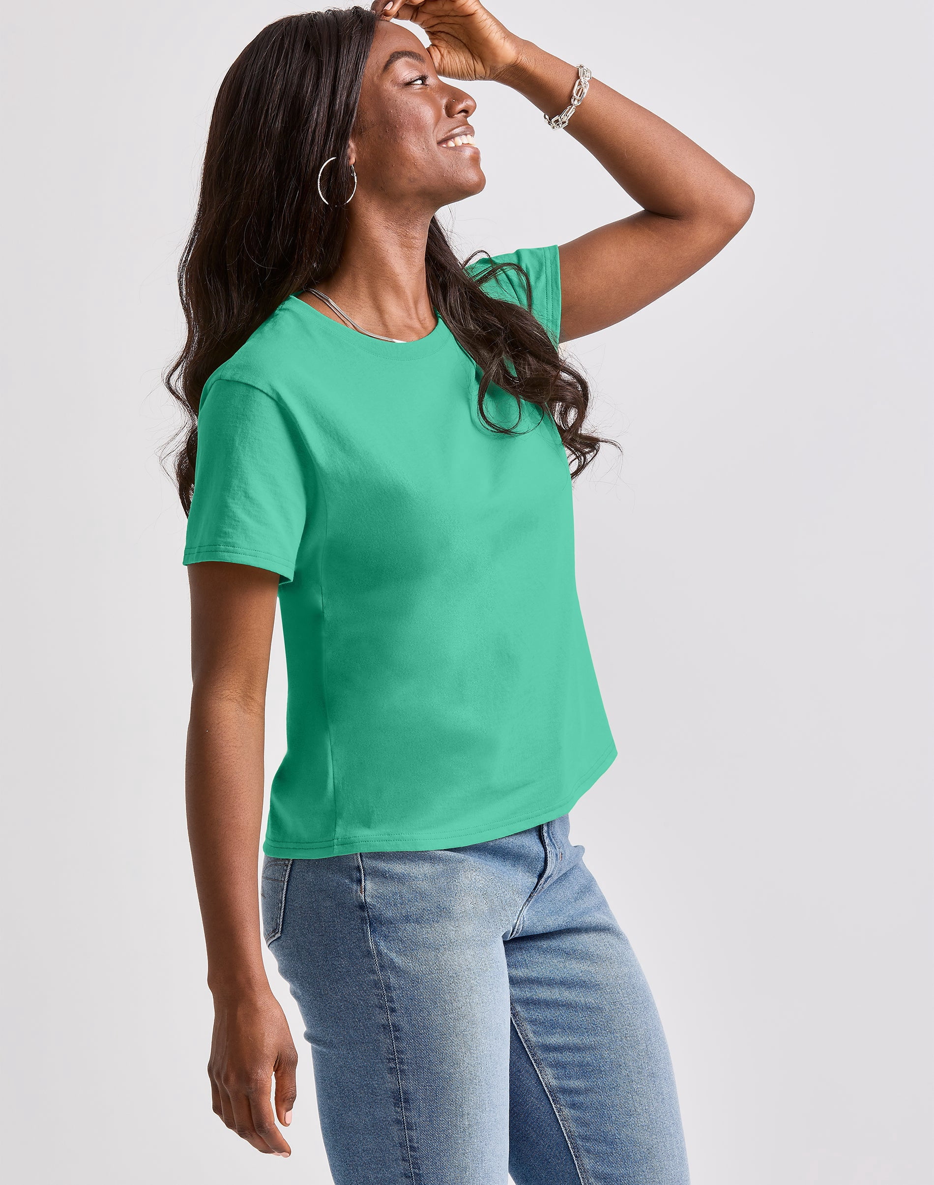 Hanes Essential Women's Cotton Short Sleeve Tee