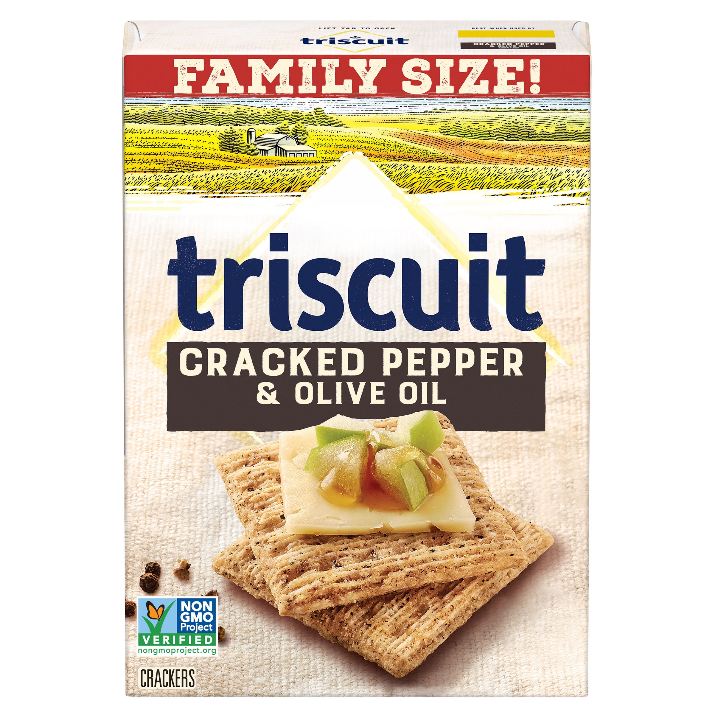 Triscuit Crackers, Cracked Pepper & Olive Oil, 12.5 oz