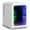Light-up White, variant on Auseo Light-up Mini Fridge Personal Retro, 4 Liter/6 Cans, Portable Cooler Refrigerator for Skincare, Drinks & Gaming Room, AC/DC Powered, White