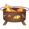 Wildlife Steel Fire Pit by Patina Products