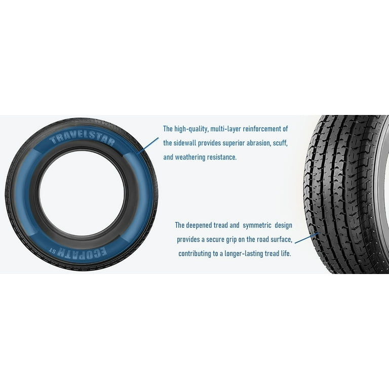 Travelstar Ecopath ST205/75R15 8 Ply 107M Radial Trailer Travelstar Ecopath ST205/75R15 8 Ply 107M Radial Trailer