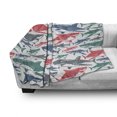 thumbnail image 3 of Shark Soft Flannel Fleece Throw Blanket, Colorful Underwater Fish Pattern Masters Survival Predators Dangerous Nature, Cozy Plush for Indoor and Outdoor Use, 50" x 60", Multicolor, by Ambesonne, 3 of 6