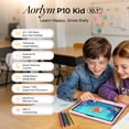 thumbnail image 3 of Aorlym P10 Kid Kids Tablet, 32GB RAM + 64GB ROM, 90Hz Android 16 Tablet with Gemini AI, Quad-Core T310, 10.1'' IPS HD Screen, 7000mAh, 5G WIFI, 10 inch Talet with Stylus Pen, Silicone Case, 3 of 11