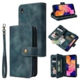 thumbnail image 1 of Funda de cuero multifuncional con cremallera y ranura para tarjetas para Samsung Galaxy A10, 1 of 4