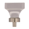 thumbnail image 3 of Amerock Glacio 1-3/8 in (35 mm) Length Clear/Polished Nickel Cabinet Knob, 3 of 4