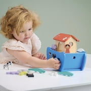 Mentari Toys - Shape Sorting Animal Ark - Christian Religion and Bible Story Based - Ages 24M+